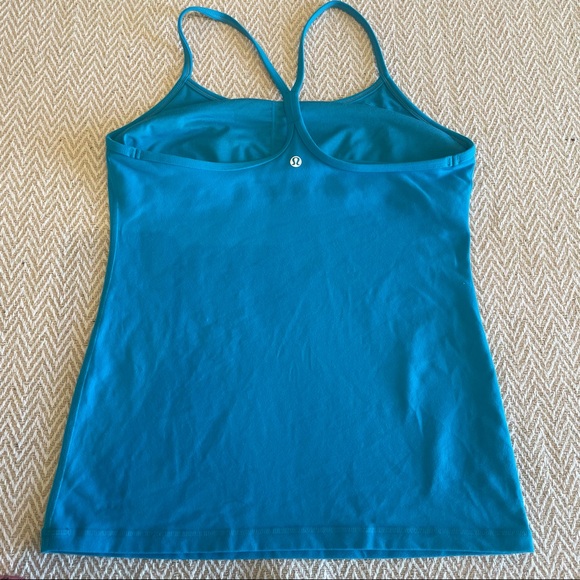Lululemon Power Y Tank - Blue - Size 10 - Picture 6 of 9